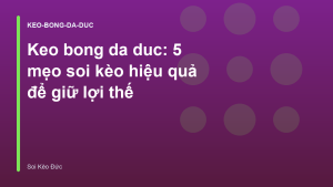 Read more about the article Keo bong da duc: 5 mẹo soi kèo hiệu quả để giữ lợi thế