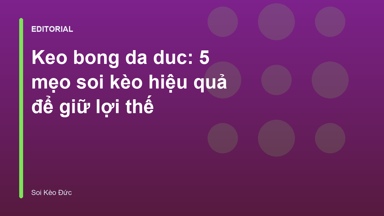Phân tích kèo bóng đá Đức chuyên sâu